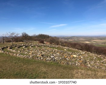 Stein Labyrinth Framersheim, Rhenish Hesse, Germany