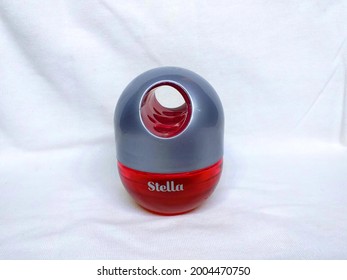 Stella Red And Silver Home Office Mobile Air Freshener With White Fabric