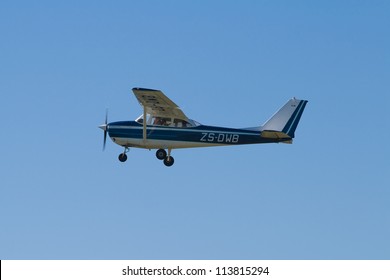 STELLENBOSCH - AUGUST 2: A Cessna 172 Shortly After Takeoff, August 2, 2009, Stellenbosch Airfield, South Africa. First Flown In 1955, More Cessna 172s Have Been Built Than Any Other Aircraft.