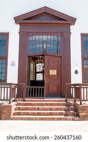 STELLENBOSCH, SOUTH AFRICA- DECEMBER 18, 2014: Historic Cape Winelands District Municipal Offices In Stellenbosch In The Western Cape Province Of South Africa 