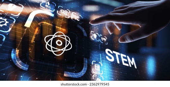 STEM science, technology, engineering, and mathematics as educational category.