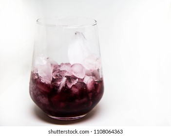 Stemless Glass Of Wine