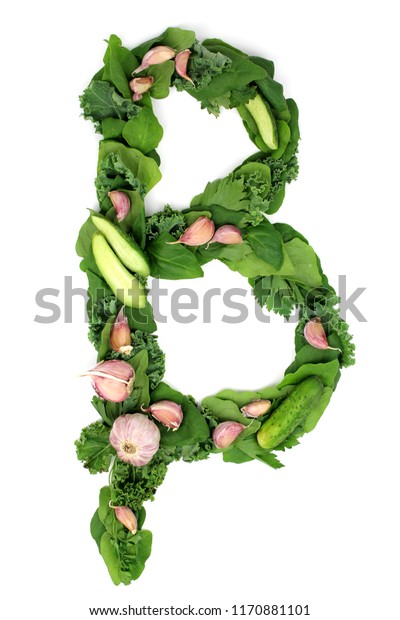 Stencil Capital Letter Made By Green Stock Photo Edit Now
