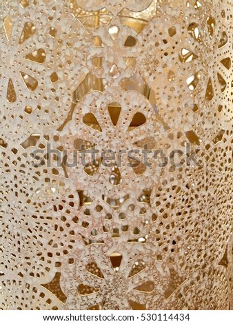 Stencil metal background