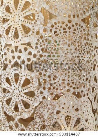 Stencil metal background