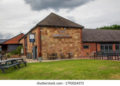 Stenson, Derby, July 29 2020: The Bubble Inn St Stenson Lock, Derby, United Kingdom