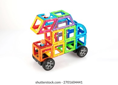 Step 6 Finalizing Design of Magnetic Camper Van STEM Toy