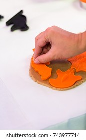 Step By Step. Learning How To Make And Decorate Halloween Cookie Decorating Class.