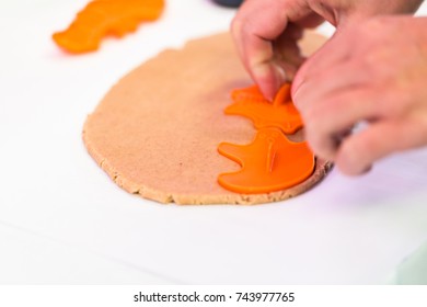 Step By Step. Learning How To Make And Decorate Halloween Cookie Decorating Class.