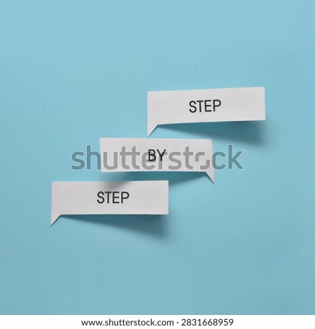 Step by Step Process and Sequential Action Concept