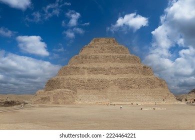 The Step Pyramid Of Djoser. Old Kingdom . Saqqara. Egypt .
