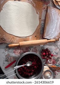 A StepbyStep Guide on Making Delicious Homemade Cherry Pie Using Fresh Cherries and Dough