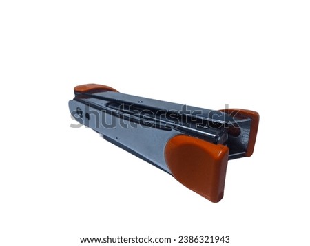 Stepler isolated on white background.
