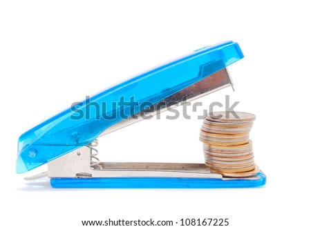 stepler and money