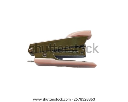 Stepler on isolated white background 