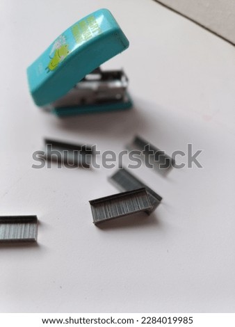 stepler and stepler pins for school work