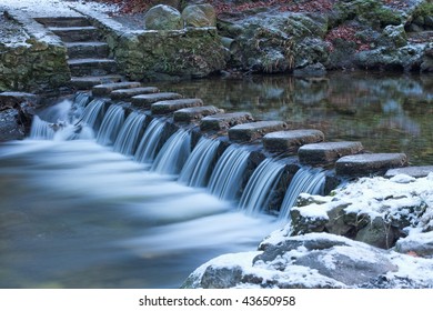 The Stepping Stones Crossing The River At Tollymore Forest Park Newcastle Northern Ireland