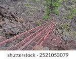 Steps along the Lava Flow Trail at Sunset Crater AZ