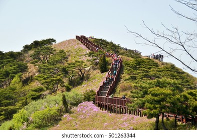 steps on mountain