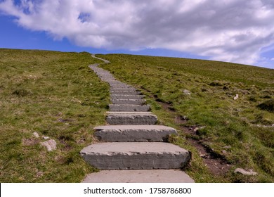 Steps to the Summit of Pen-y-ghent, Yorkshire Dales