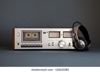 Stereo Cassette Tape Deck Analog Vintage