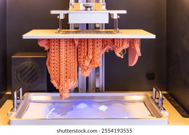 Stereolithography DPL 3d printer create small detail and liquid drips