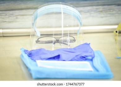 Sterilized Medical Equipment Inside A Dental Clinic During The Corona Virus Pandemic  