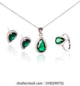 Sterling Silver Women's Jewelry Set