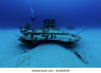The Stern Of The Papa Doc Wreck In Grand Bahama
