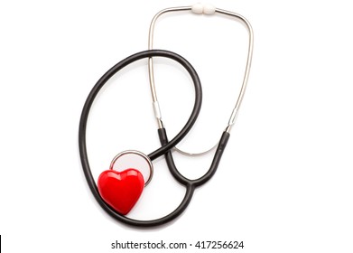 Similar Images, Stock Photos & Vectors of Red Heart Stethoscope