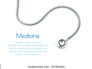 Stethoscope Isolated On White