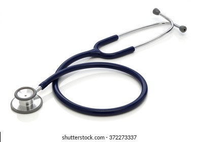 Stethoscope isolated on white background - Shutterstock ID 372273337