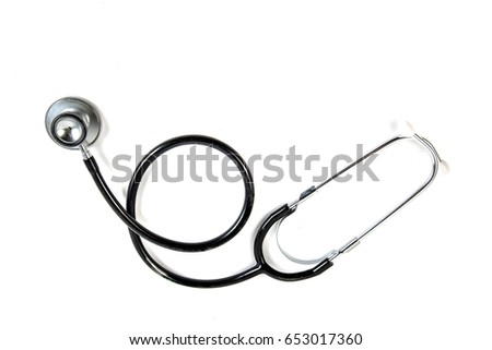 Stethoscope isolated on white background
