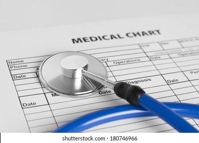 Stethoscope And Medical Chart