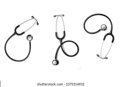 Stethoscope for medical on white background - Shutterstock ID 1375314932