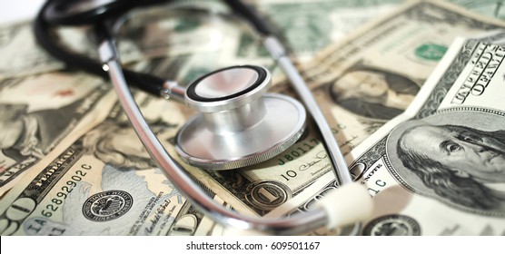 Stethoscope And Money