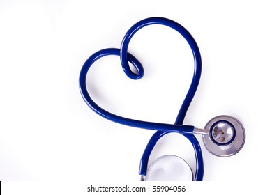 A Stethoscope In The Shape Of A Heart