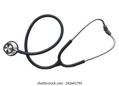 Stethoscope In White Background