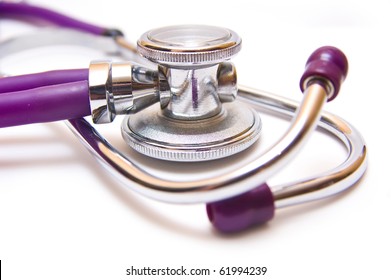 stetoscope isolated against white packground