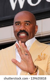 Steve Harvey At The Steve Harvey Star On The Hollywood Walk Of Fame, Hollyood, CA 05-13-13