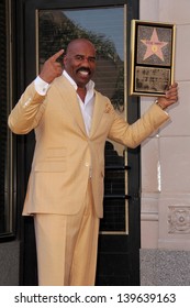 Steve Harvey At The Steve Harvey Star On The Hollywood Walk Of Fame, Hollyood, CA 05-13-13