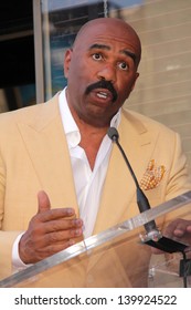 Steve Harvey At The Steve Harvey Star On The Hollywood Walk Of Fame, Hollywood, CA 05-13-13