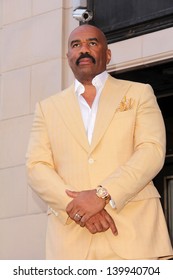 Steve Harvey At The Steve Harvey Star On The Hollywood Walk Of Fame, Hollyood, CA 05-13-13