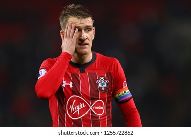 Steven Davis Of Southampton Shows His Frustration - Tottenham Hotspur V Southampton, Premier League, Wembley Stadium, London (Wembley) - 5th December 2018