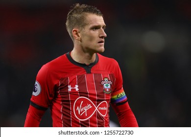 Steven Davis Of Southampton - Tottenham Hotspur V Southampton, Premier League, Wembley Stadium, London (Wembley) - 5th December 2018