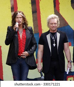 Steven Tyler, Joey Kramer, Joe Perry And Tom Hamilton Of Aerosmith At The Aerosmith 