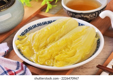  Stewed baby Chinese cabbage in thick soup - Shutterstock ID 2226470967