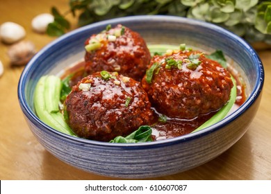 Stewed Pork Ball In Brown Sauce