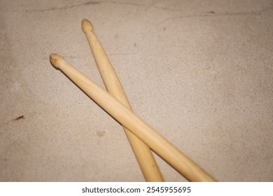 Stick drum on the brown background  - Powered by Shutterstock