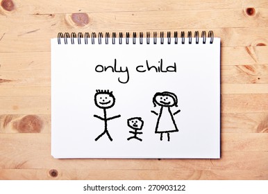 Stick Man Background - Drawing Block - Only Child